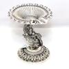PH Artistic Oil Lamp Diya Deepak 925 Sterling Silver Temple Pooja Aarti Prayer Bird W506 view 2