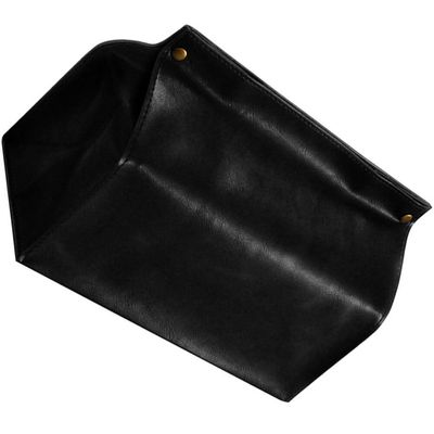 Zerodeko Pu Leather Tissue Box Holder for Car and Office Modern Napkin Storage Case Stylish Facial Tissue Cover Nordic Design for Home and Restaurant Decor