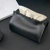 Zerodeko Pu Leather Tissue Box Holder for Car and Office Modern Napkin Storage Case Stylish Facial Tissue Cover Nordic Design for Home and Restaurant Decor view 2