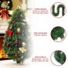 PICKBEAU Christmas Garland Decoration, 32.8 Foot Artificial Pine Garland Holiday Decor for Outdoor Indoor Green Greenery Fireplaces Holiday Party Decorations view 4