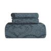 Superior Aspen Cotton Blend 2 Piece Bedspread Set, Oversized Bedspread, 1 Pillow Sham, Medium Weight Blanket, Home Bed Decor, Floral Scalloped, Matelasse Coverlet, Bedding Essential, Twin, Deep Sea view 2
