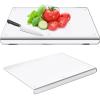 Acrylic Cutting Boards For Kitchen Counter, Food Grade Acrylic Material, Acrylic Cutting Board With Counter Lip, Upgraded Thicker Clear Cutting Board For Countertop With Lip For Countertop Protector. view 1