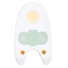 Baby Bather, Detachable 2 Drain Holes Baby Bathtub Support for Home Use (White) view 2
