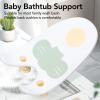 Baby Bather, Detachable 2 Drain Holes Baby Bathtub Support for Home Use (White) view 4