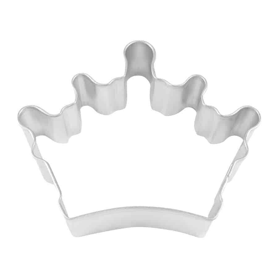 (1Pcs) Queens Crown Tiara 3.5'' Cookie Cutter Metal Princess British Royal