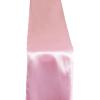 Balsa Circle 12 pcs 12 x 108 inch Pink Satin Table Runners Wedding Table Top Party Supplies Reception Linens Decorations view 1