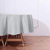 Balsa Circle 10 pcs 90 inch Silver Round Polyester Tablecloths Fabric Table Cover Linens for Wedding Party Banquet Reception Events Kitchen Dining view 4