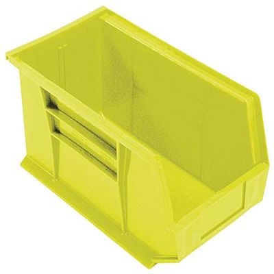 Quantum Storage Systems 21946 8.25 x 6.75 in. Tool Storage Bin - Polypropylene 1 Compartment Yellow