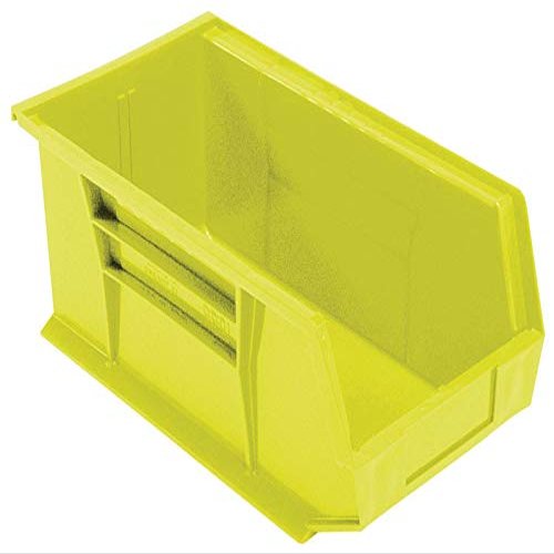 Quantum Storage Systems 21946 8.25 x 6.75 in. Tool Storage Bin - Polypropylene 1 Compartment Yellow