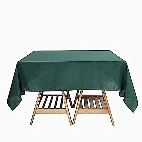 Balsa Circle 10 pcs 70x70-Inch Hunter Green Square Polyester Tablecloths Table Linens Wedding Party Catering Kitchen Dining Events