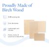Baltic Birch Plywood 24 x 48 x 1/4 Inch - 6 mm Craft Wood, Pack of 4 B/BB Grade, Stronger Than Basswood Sheets or Balsa Wood, Perfect for Laser, CNC Cutting, Wood Burning, by Woodpeckers view 4