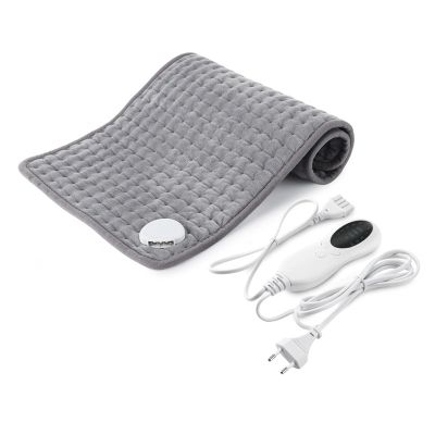 Heating pad Electric heating blanket for home physiotherapy small electric blanket for back neck, shoulder and abdomen heating (3 speed and 10 speed heating) Machine washable (gray) ( Color : 30*59cm
