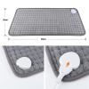 Heating pad Electric heating blanket for home physiotherapy small electric blanket for back neck, shoulder and abdomen heating (3 speed and 10 speed heating) Machine washable (gray) ( Color : 30*59cm view 2