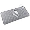Heating pad Electric heating blanket for home physiotherapy small electric blanket for back neck, shoulder and abdomen heating (3 speed and 10 speed heating) Machine washable (gray) ( Color : 30*59cm view 4