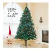 Artificial Christmas Tree, Premium Hinged Holiday Tree, Fake Xmas Tree with Durable Metal Legs, Easy Assemble for Home, Office, Party Decorate view 2