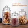BAHELS Cookie Jar Thickened Glass Sealed Jar, Glass Cookie Jars with Lids, Ideal for Flour, Sugar, Coffee, Cookie Jar, Candy, Snack and More Food Container (Color : 2000ml) view 2