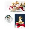 BAHELS Cookie Jar Exquisite Glass Cookie Jar with Airtight Lid, Clear Glass Food Storage Canisters, Gift for Christmas, Birthday, Thanksgiving Day Food Container (Color : Lucky Cat L) view 3