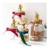 BAHELS Cookie Jar Exquisite Glass Cookie Jar with Airtight Lid, Clear Glass Food Storage Canisters, Gift for Christmas, Birthday, Thanksgiving Day Food Container (Color : Lucky Cat L) view 4