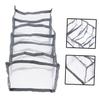 Alipis 3pcs Multi Clothes Box Versatile Wardrobe Organizer for Pants Underwear and Accessories for Travel and Home Use Grey Upgrade Version view 2