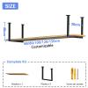 Ceiling Hanging Shelf Floating ShelvesKitchen Pot Pan Storage Rack & Shelves Wall-Mounted Decorative Rack for Home Bar RestaurantLarge Flower Plant StandEasy To Install ( Size : 150x30x40cm ) view 2