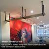 Ceiling Hanging Shelf Floating ShelvesKitchen Pot Pan Storage Rack & Shelves Wall-Mounted Decorative Rack for Home Bar RestaurantLarge Flower Plant StandEasy To Install ( Size : 150x30x40cm ) view 4