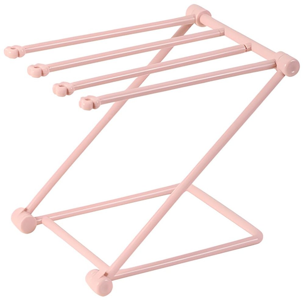 Cabilock Folding Headband Holder Adjustable Hairbands Display Rack for Desk Organization Multi-functional Storage Stand for Hair Accessories for and Girls Rooms