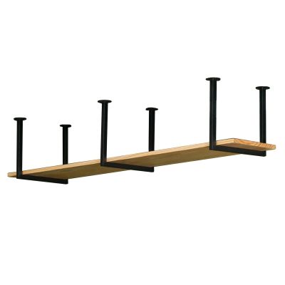 Ceiling Hanging Shelf 60cm/80cm/100cm/120cm/150cm Kitchen Storage Shelving, Floating Decorations Shelves, Creative Flower Pot Rack Plant Stand For Bar,Flower Shop,Balcony,Restaurants ( Size : 60x30x40