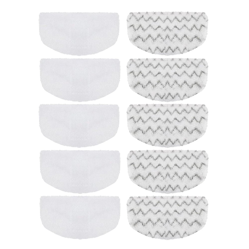 10 PACK Steam Mop Replacement Pads Compatible with Bissell Powerfresh Steam Mop 1940 1806 1544 2075 2685A 2181 2814 Series, Model 1940A 1940W 19405 2075A 2685A 5938, Microfiber Washable, Reusable