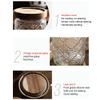 BAHELS Cookie Jar Retro Embossed Glass Cookie Jars with Airtight Lid, Glass Food Storage Jars for Flour, Cookie, Candy, Coffee, Spice Food Container (Color : 4) view 4