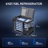 BODEGACOOLER 12 Volt Car Refrigerator, 61Quart (58L) Car Fridge WIFI APP Control, Protable Freezer -4-68, RV Electric Cooler 12/24V DC 100-240V AC for Outdoor, Truck, Van, Vehicles, Camping, Travel view 2
