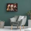 Trademark Fine Art Canvas Wall Art - Momart 'Christmas Friends 5' Wall Art for Living Room, Bedroom, or Office Dcor view 3