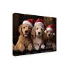Trademark Fine Art Canvas Wall Art - Momart 'Christmas Friends 5' Wall Art for Living Room, Bedroom, or Office Dcor view 4