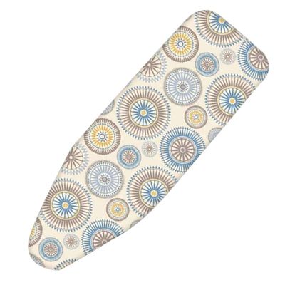 TURKAS 36x13in 38x13in 43x14in 48x15in Cotton Ironing Board Cover and Thick Pads, Iron Board Cover with Scorch Resistant Silver Coating (Color : E, Size : 97x33cm/38x13in)