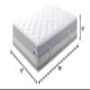 Zinus 14 Inch Cooling Comfort Support Hybrid Mattress [New Version], California King, Fiberglass Free, Medium Plush, Cooling Motion Isolation, Certified Safe Foams & Fabric, Mattress in A Box view 2