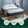 Zinus 14 Inch Cooling Comfort Support Hybrid Mattress [New Version], California King, Fiberglass Free, Medium Plush, Cooling Motion Isolation, Certified Safe Foams & Fabric, Mattress in A Box view 4