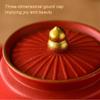 BAHELS Cookie Jar Unique Ceramic Cookie Jars, Food Storage Canister with Airtight Lid for Flour, Sugar, Coffee, Cookies, Gift for Wedding Anniversary Food Container (Color : 2PCS B) view 2