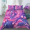 REALIN Color Swirl Marble Bedding Marble Prints Prints Duvet Cover Set Girl Boy Kids Bed Sets 2/3/4PCS Quilt Covers/Sheets/Pillow Shams,Twin/Full/Queen/King (B,Full-200x229cm-4PCS) view 2