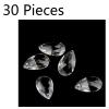 Chandelier Crystal Prisms Pendants Clear Color 28mm Pendant 30 Pieces Prism Crystal Chandelier Beads for Accessories Chandelier Crystal Prisms Pendants view 2