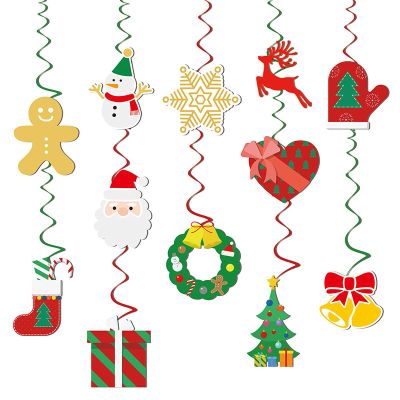 FETAL Spiral Hanging Hanging Theme Party Cartoon Decoration Decoration Supplies