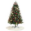 Felt Xmas Tree, Christmas Tree with LED Light, Luxury Tipped Artificial Xmas Tree Seasonal Decoration Celebration for Christmas Party Home Decoration view 1