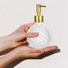 Alipis Hand Soap Dispenser Pump 2-Pack Refillable Liquid Bottle Press Type Design for Soap Lotion Shampoo Bathroom Lotion Dispenser view 4