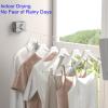 ABHILWY Retractable Clothesline Clothes Line Retracting Outdoor Indoor,Anti Sagging Waterproof Lock Enhancement Black view 3