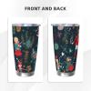 20oz Tumbler with Lid Vacuum Insulated Tumbler Women's Nutcracker Ballet Xmas Dance Stainless Steel Car Cup Insulated Coffee Mug for Travel Reusable Double Walled Thermal Cup for Hot Cold Drinks view 2
