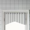FAMIROSA Curtain Rails 2 Pcs White and Silver 35.4"-53.1" Aluminum,0.25 KG,154615 view 1