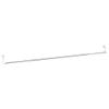FAMIROSA Curtain Rails 2 Pcs White and Silver 35.4"-53.1" Aluminum,0.25 KG,154615 view 3
