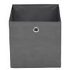 FAMIROSA Storage Boxes 4 pcs Non-woven Fabric 12.6"x12.6"x12.6" Gray,2.2 KG,245747 view 3