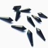 Chandelier Crystal Prisms Pendants 30pcs 36MM Black Chandelier Glass Crystal Icicle Prisms(with Ring) Hang Pendants for Candelabra,Ceiling Lights Chandelier Crystal Prisms Pendants view 2