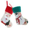 ibasenice 2pcs Xmas Stockings Hanging Ornaments Christmas Tree Decorations Candy Socks for Holiday Decor for Fireplace and Wall Joyful Xmas Atmosphere view 1