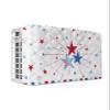 Indoor Air Conditioner Cover,4th of July Patriotic Independence Day USA Flag Star Red Blue Stripe Dust-proof Window Air Conditioner Cover,Window AC Unit Cover with Elastic Straps,28Lx20Hx3.5D view 1