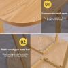 5 Piece Kitchen Table Set For 4,Kitchen Breakfast Bar Table And Chair Set,Dining Set 4 Chairs,Dining Round Table Soft Backrest Seat,Modern Style Furniture,For Home,Apartment,Coffee,Living Room ( Color view 3